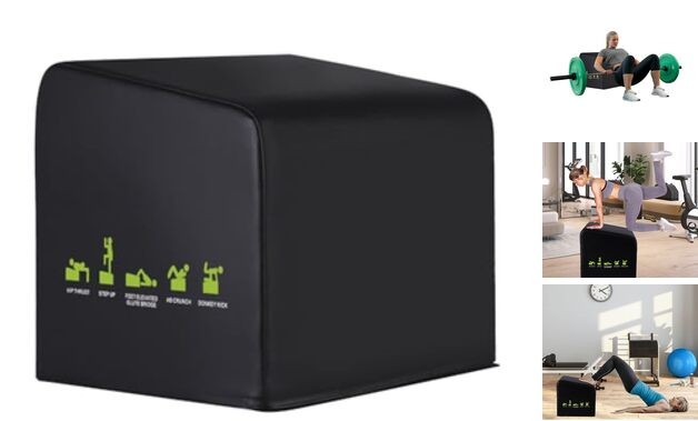 Hip Thrust Machine & Glute Bridge Exercise Machine, Hip Thrust Bench Booty