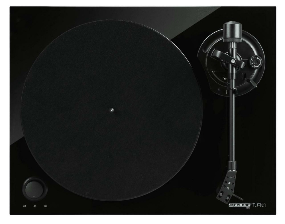 Reloop TURN3 Belt-Driven Semi-Automatic Turntable w USB Interface / Turn 3