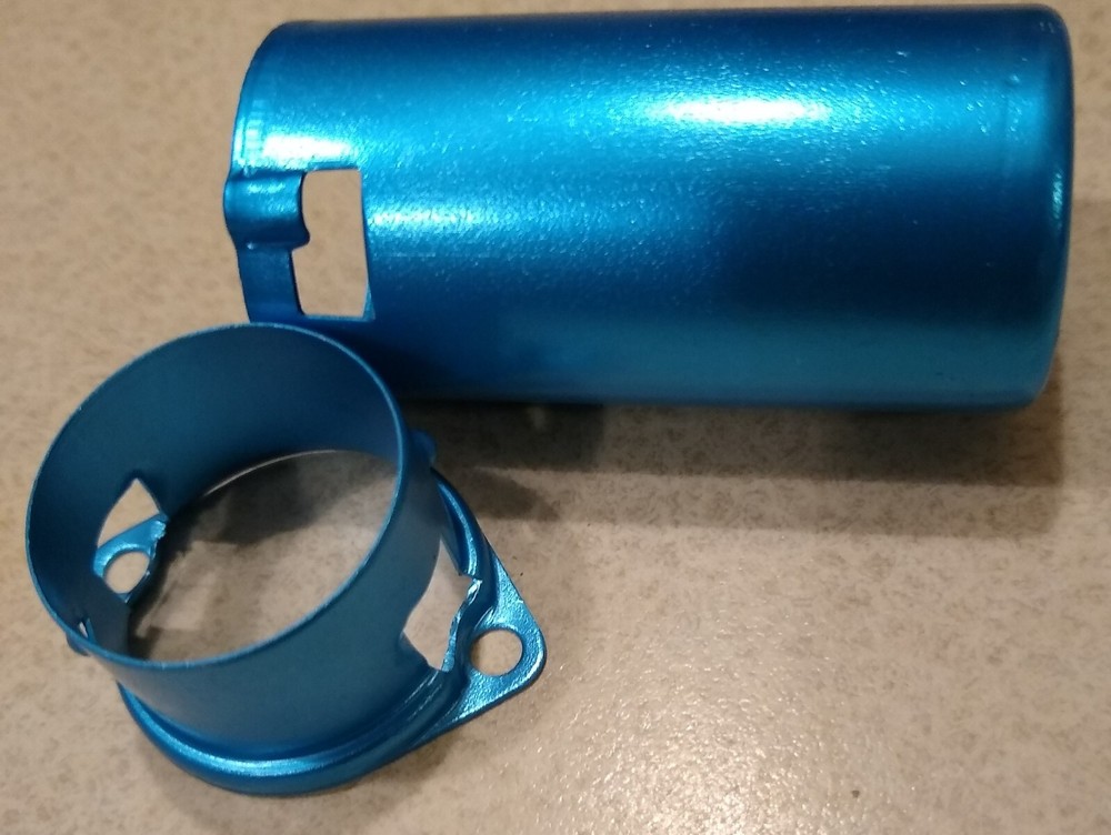 2PCS  BLUE Vacuum Tube Shield  For 12AX7