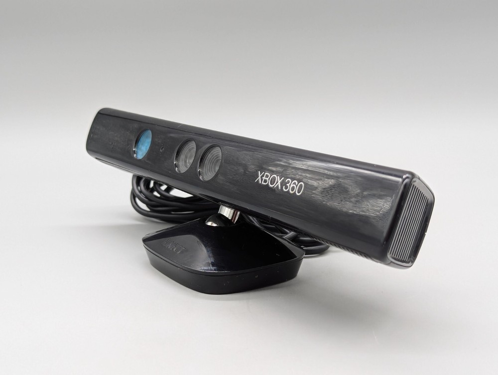 Official Microsoft Xbox 360 Black Kinect Sensor Bar Model 1414 Tested