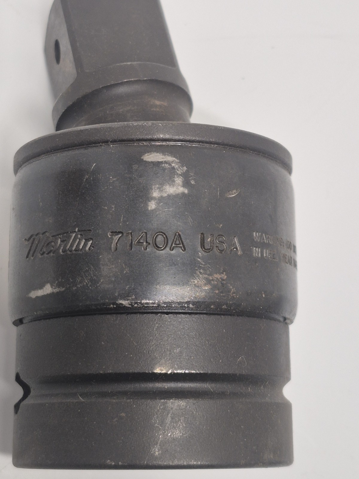 7140A MARTIN TOOLS 1" DRIVE IMPACT UNIVERSALSWIVEL MADE IN USA