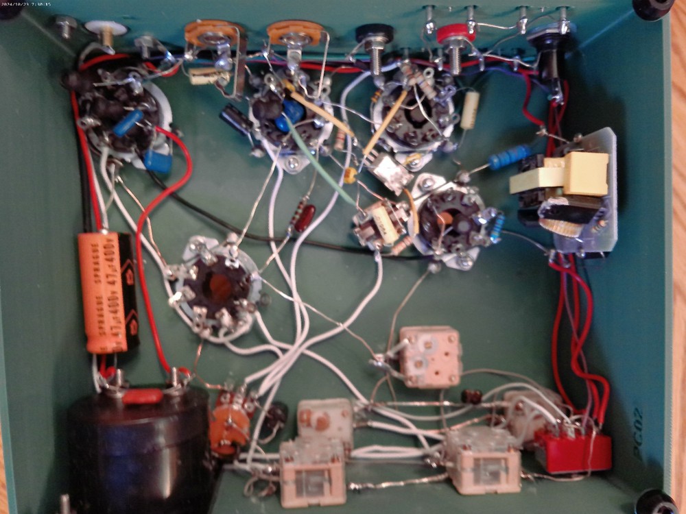 Schematic Only 40/30/20 Meter Paraset QRP Transmitter/Regen Receiver