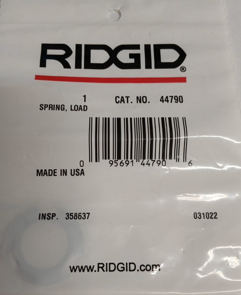 RIDGID 44790 LOAD SPRING