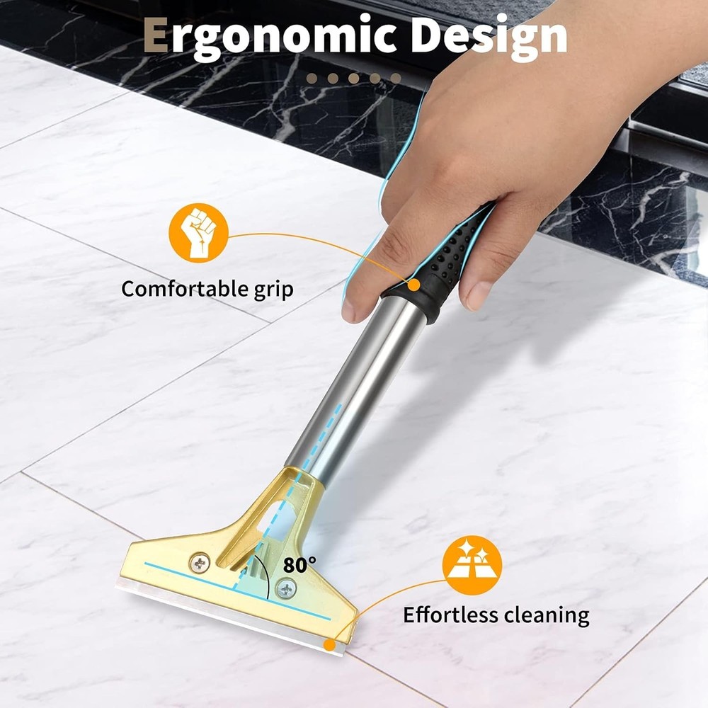 Razor Blade Scraper, 4 Inch Scraper Tool with 10PCS Extra Metal Blades, Large