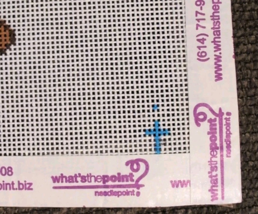 3 Christmas Themed Needlepoint Canvas