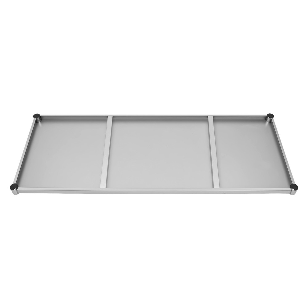 Work Table Under Shelf Stainless Steel Adjustable Lower Shelf for DuraSteel