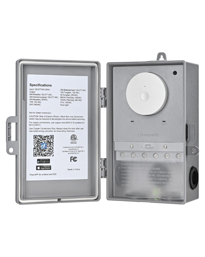 DEWENWIL WiFi Pool Pump Timer, Wireless Controller Timer for Pool, Water Heater,