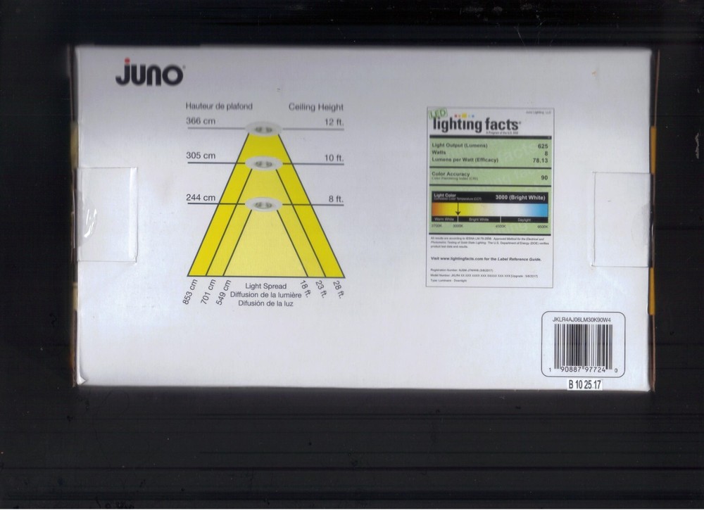 Juno LED Gimbal Kit 4" White Recessed Downlight