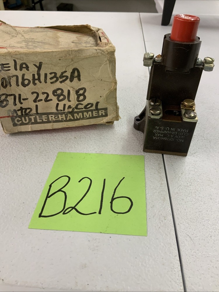 CUTLER-HAMMER 10176H135A OVERLOAD RELAY ECS