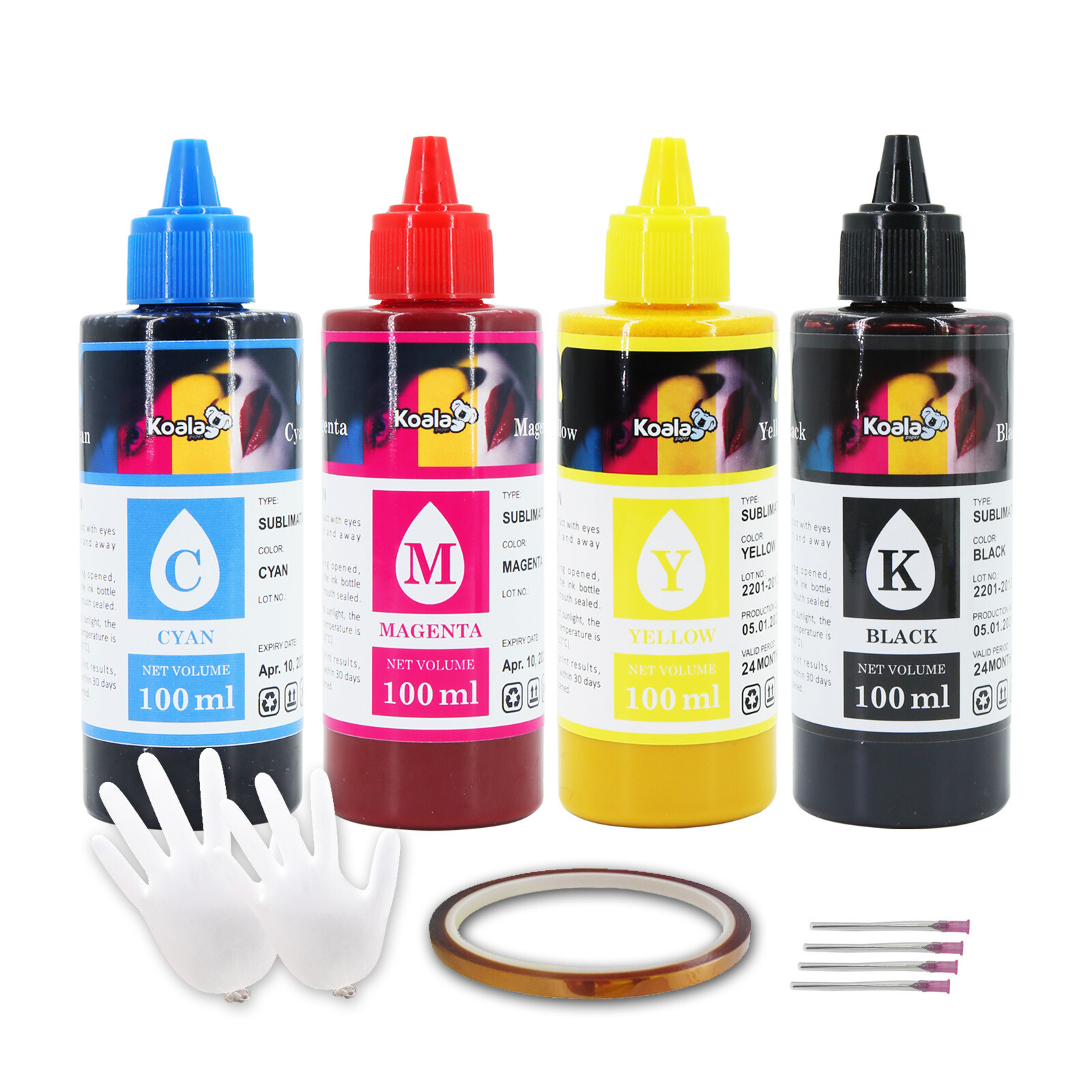 Bundle Kit 125g A-SUB Sublimation Paper 8.5x11 + Koala Sublimation Ink Inkjet