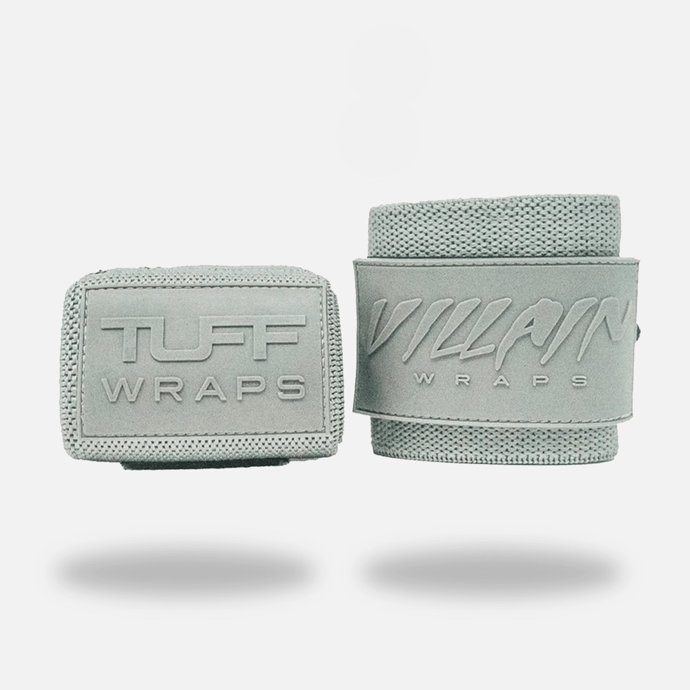 24" Villain Wrist Wraps - Solid Gray