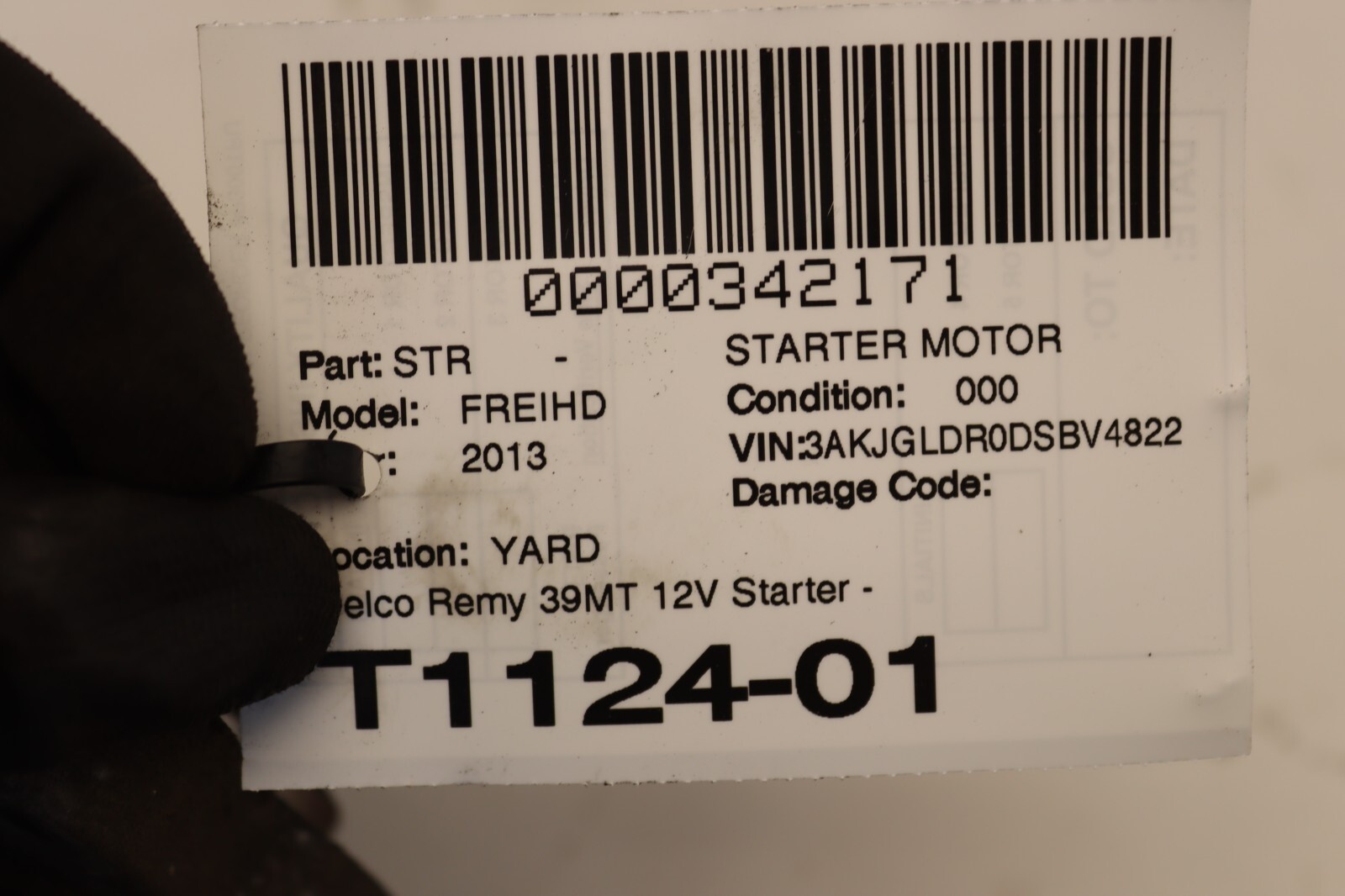 2008-2017 FREIGHTLINER CASCADIA 125 STARTER MOTOR DELCO REMY 8200434 39MT OEM