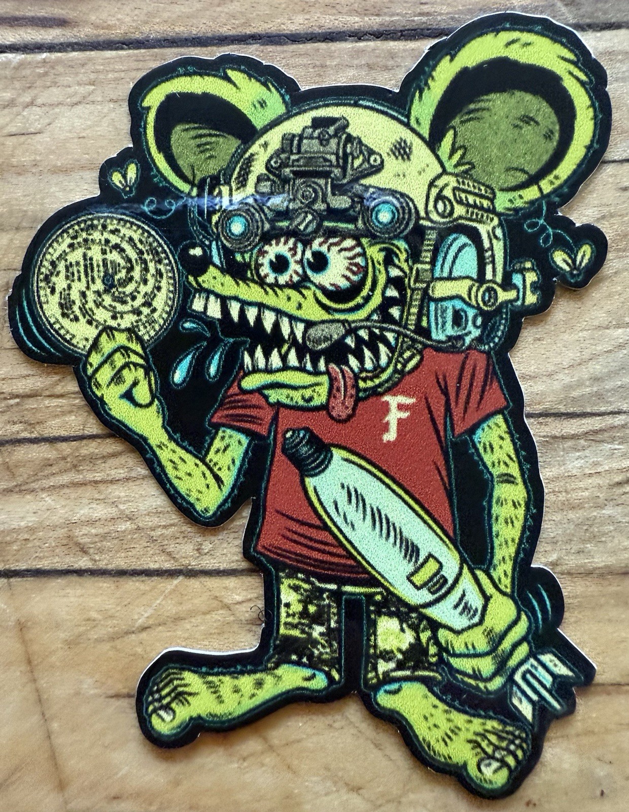 FOG Forward Observations Group “Rat Fink” Sticker Small Variant