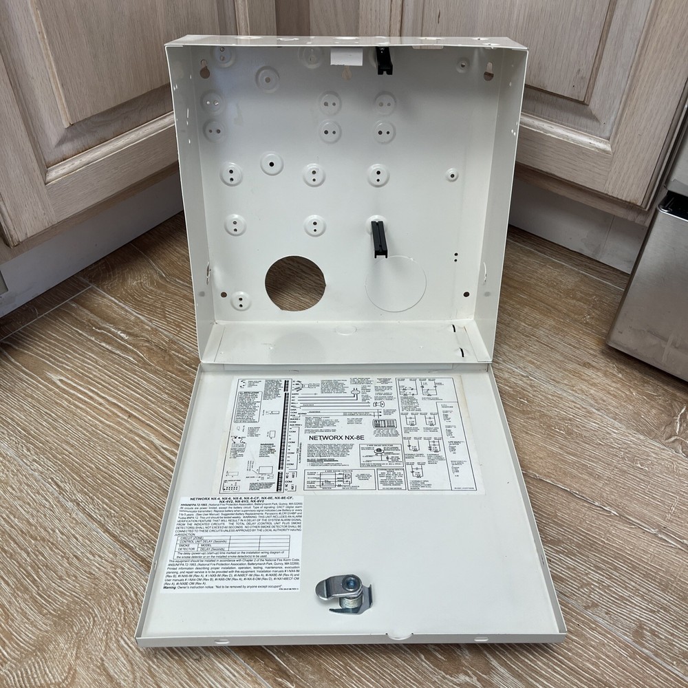 Interlogix GE Security Caddx NetworX NX-8E Alarm Control Panel Box Cabinet Only