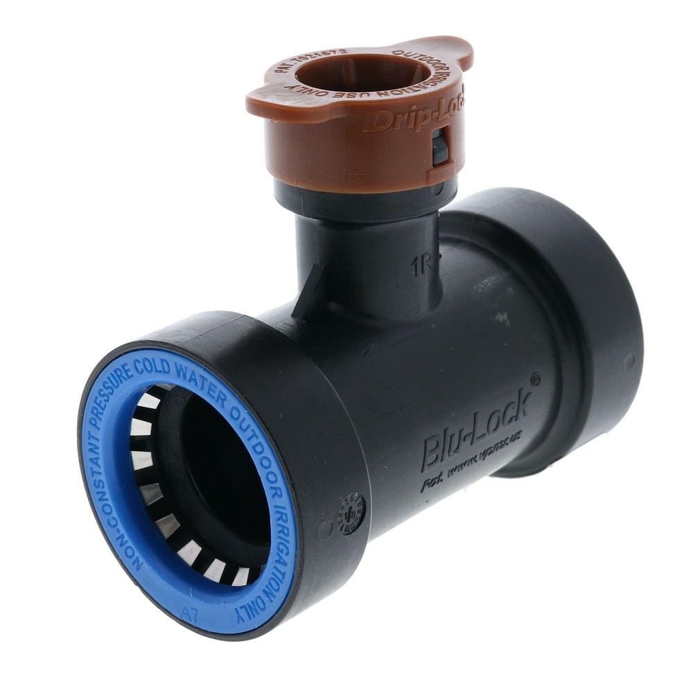 Hydro-Rain Blu-Lock x Drip-Lock Tee Adapter