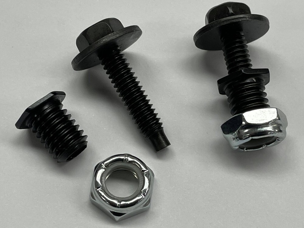 Threaded Nut Inserts with Body Bolts Late Model/Modifieds Body Fasteners 10 Pack