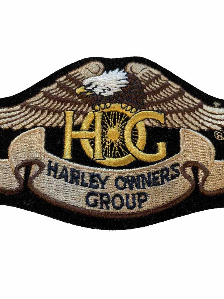 Harley Davidson Patch Owners Group 1983 HOG Eagle Vest Jacket Embroidered