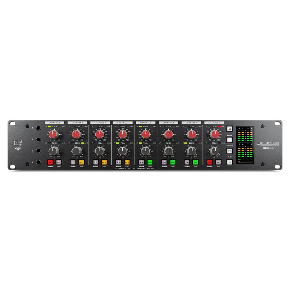 SSL PureDrive OCTO 8-Channel Microphone Preamp