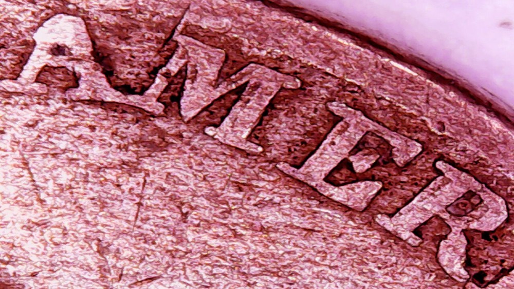 1858 FLYING EAGLE 1 CENT LARGE LETTERS DOUBLED DIE OBVERSE FINE #MC_710