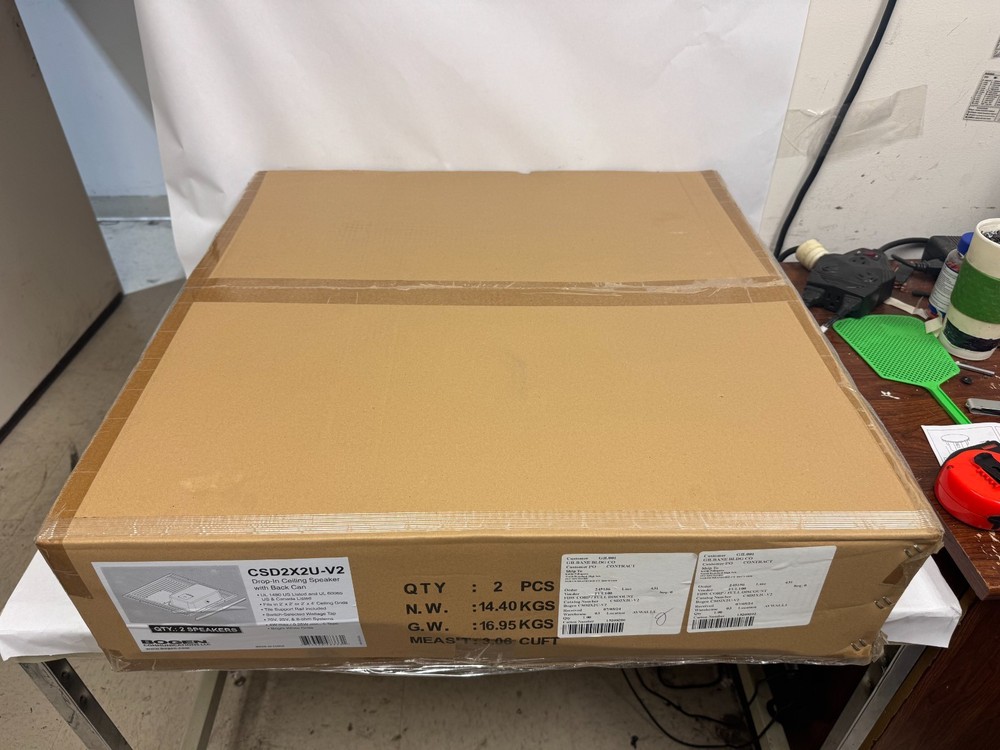 Bogen CSD2X2 Drop-In Ceiling Speakers - INCLUDES 2 SPEAKERS IN BOX