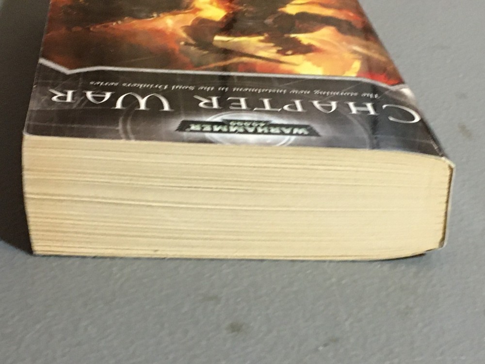 BOOK WARHAMMER CHAPTER WAR BEN COUNTER PAPERBACK USED