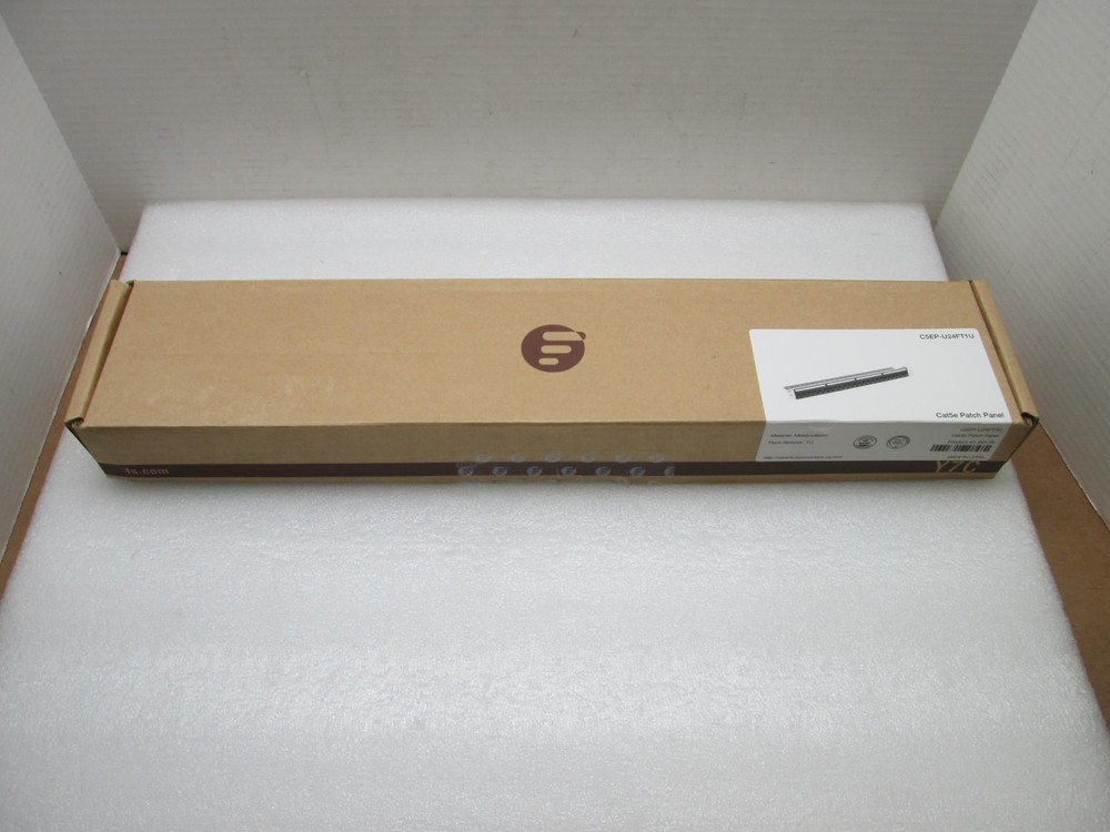 FS C5EP-U24FT1U 24 PORT PATCH PANEL CAT5E NEW