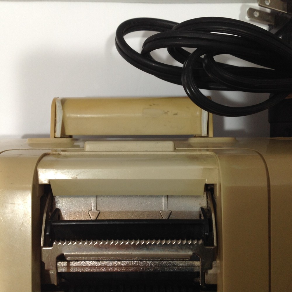 VINTAGE ARBM 1012PD CALCULATOR ADDING ELECTRONIC PRINTING MACHINE-READ