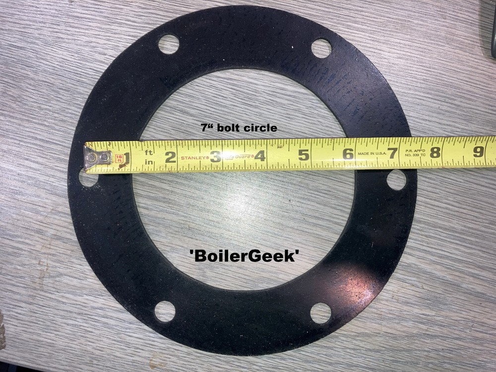 Direct Replacement GASKET for DUNKIRK boiler Tankless Coil