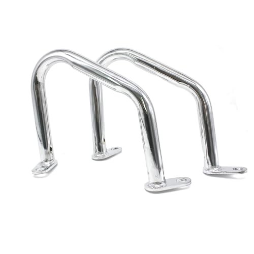 Motorcycle Engine Guard Crash Bar Bumper Falling Protector for Silver