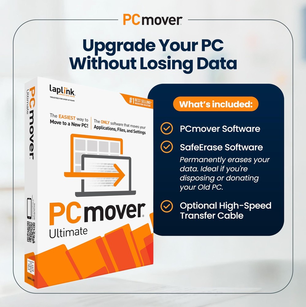 "PC Migration Software for Seamless File, App, and Settings Transfer - 1