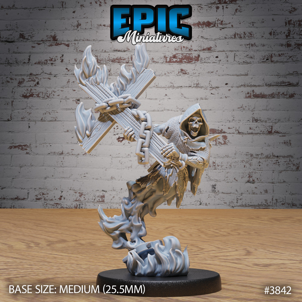 Fire Ghost B | Epic Miniatures | RPG D&D Pathfinder Wargaming