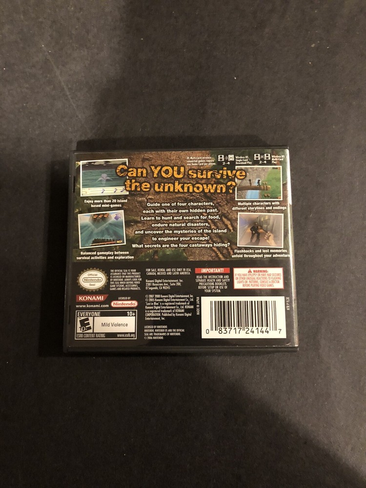 lost in blue 3 ds Case only