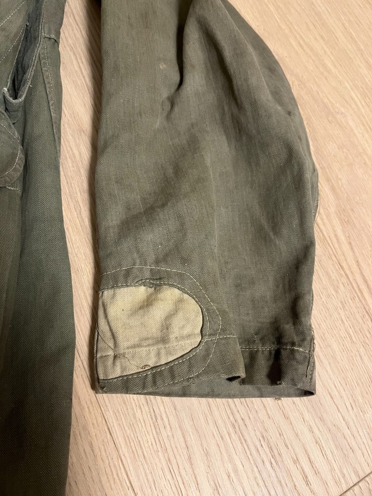ORIGINAL WW2 JAPANESE NAVAL LANDING FORCE 3 BUTTON JACKET!!