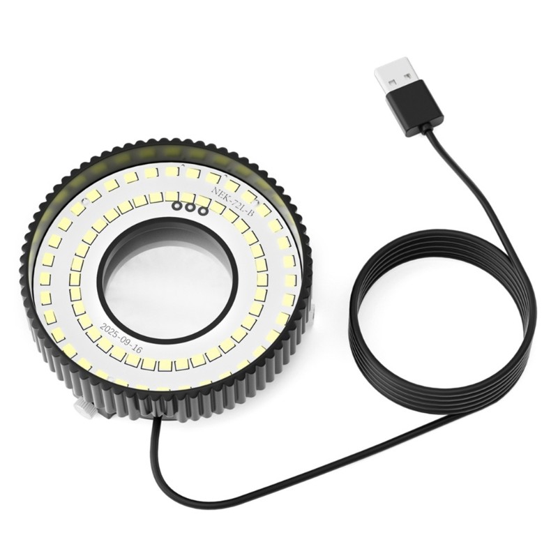 USB Powered Portable LED Rings Light With Polarizing Function For Microscope