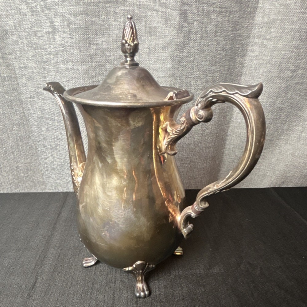 Vintage Collectible Silver Coffee Pot
