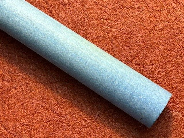 TNT Over Sized Full Splice Pool Cue Blank Stabilized Dyed Blue Maple into Maple