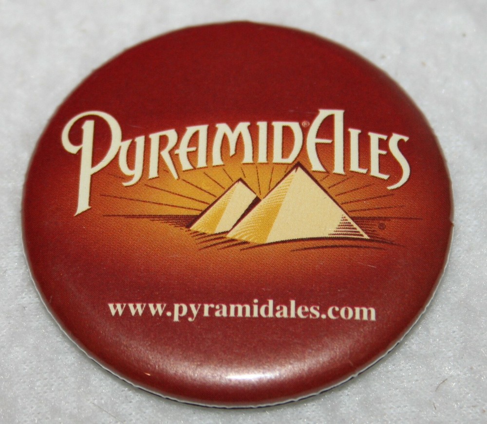 PYRAMID ALES Pinback Button BEER