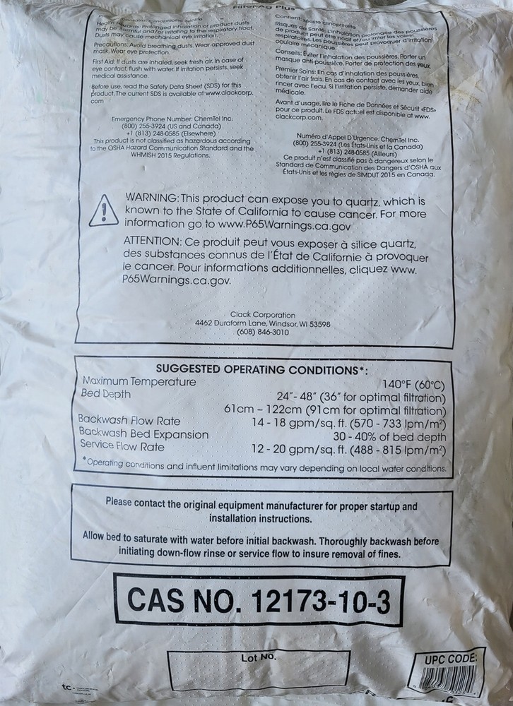 Clack Filter-Ag Plus Media