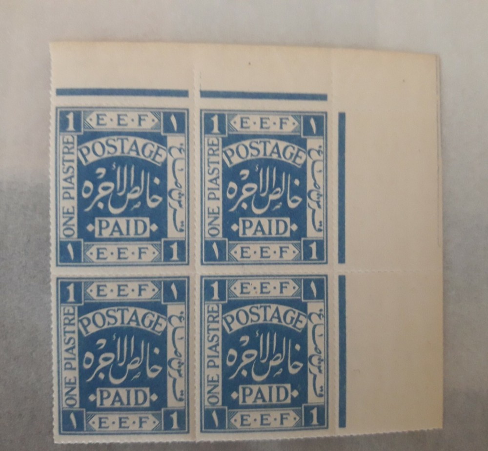 Palestine ISRAEL EEF stamp see photos BLOCK
