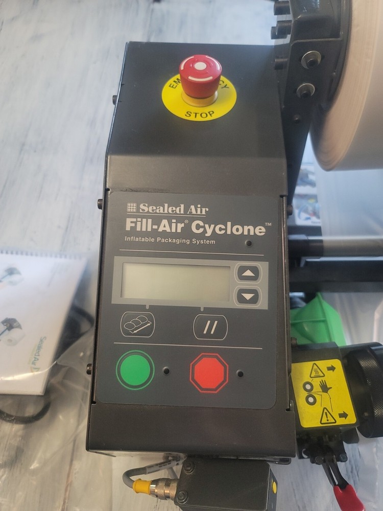 SEALED AIR FILL-AIR CYCLONE INFLATABLE PACKAGING SYSTEM MACHINE. TESTED