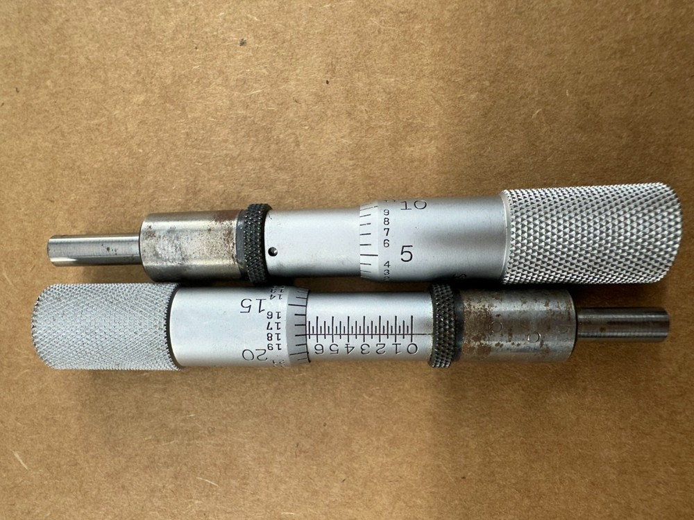 2PCS Starrett No. 263R Micrometer Head