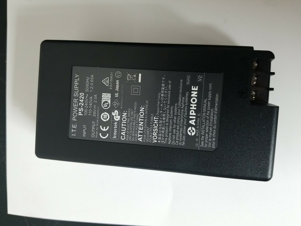 AiPhone PS-2420UL I.T.E. Power Supply