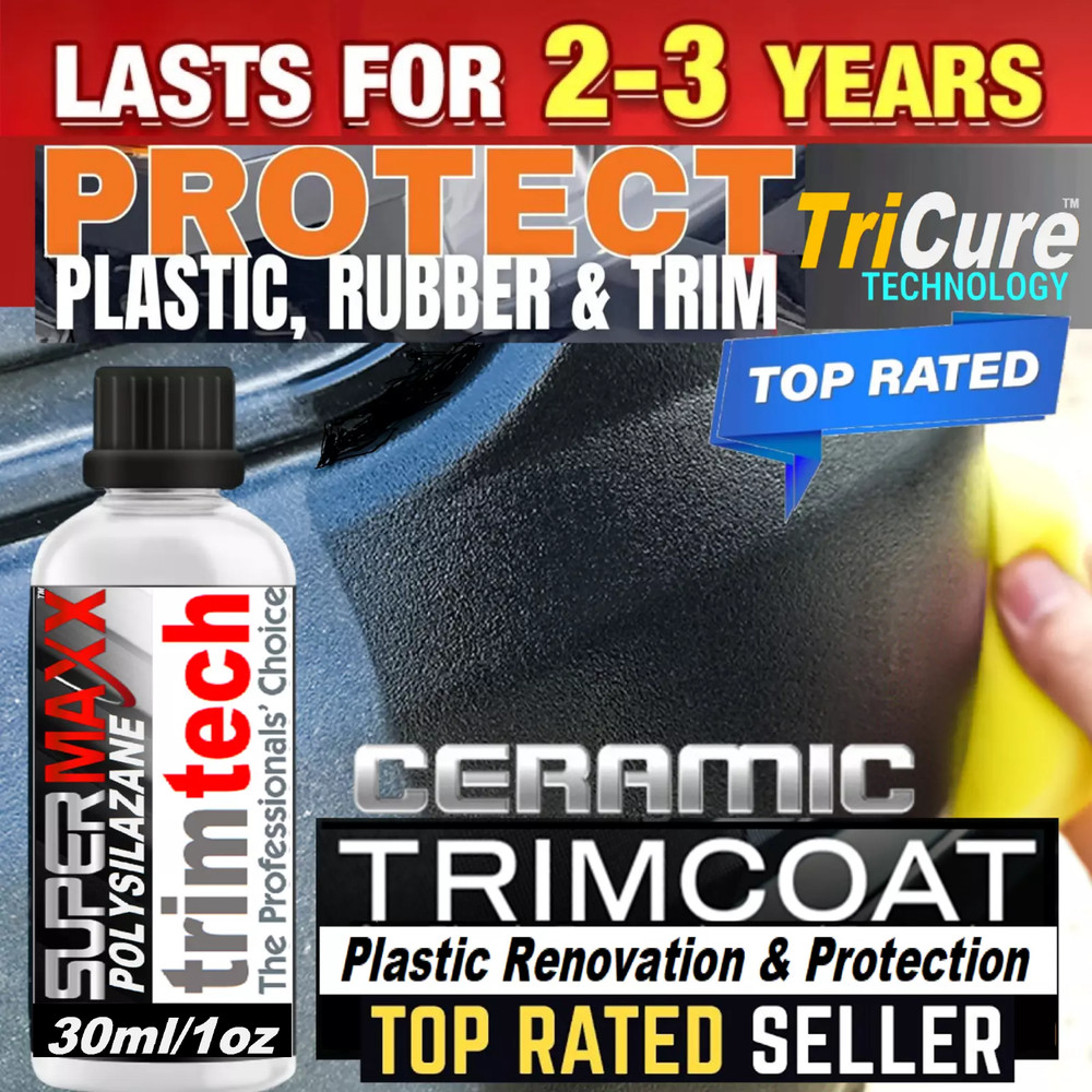 XTREME NANO PLASTIC PROTECTOR CERAMIC TRIM COAT 2-3 YEAR CERAMIC CAR COATING