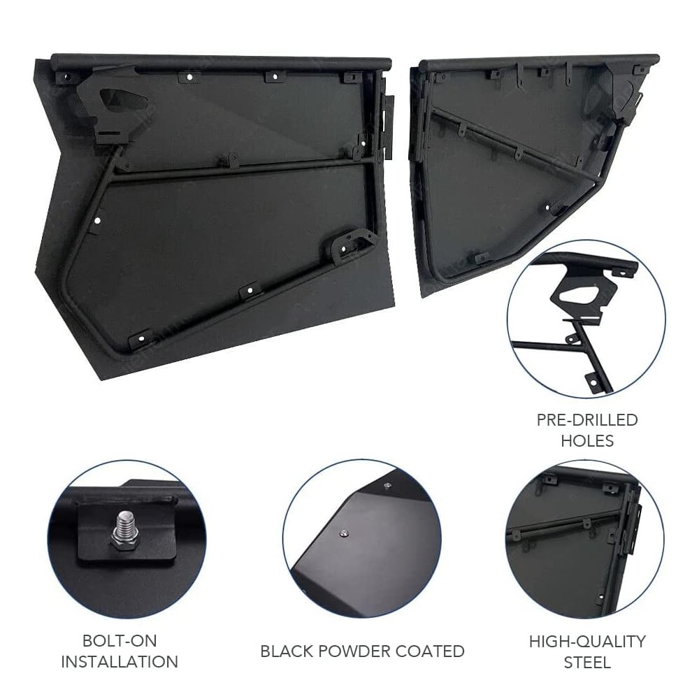 Full Aluminum Skins doors Kit For 2014-2021 Polaris RZR XP4 /1000 4 Seat