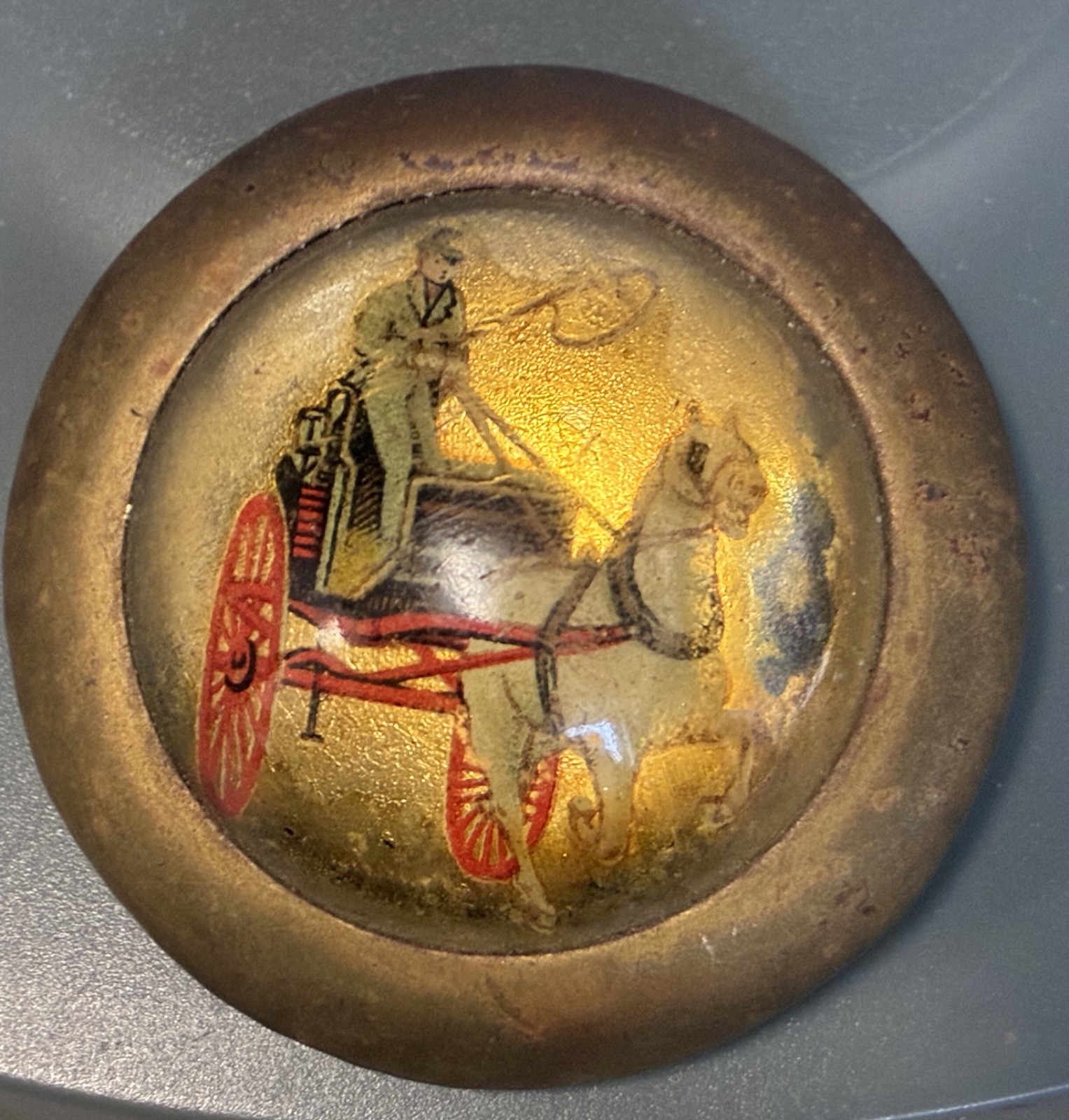 Two Antique Bridle Rosettes