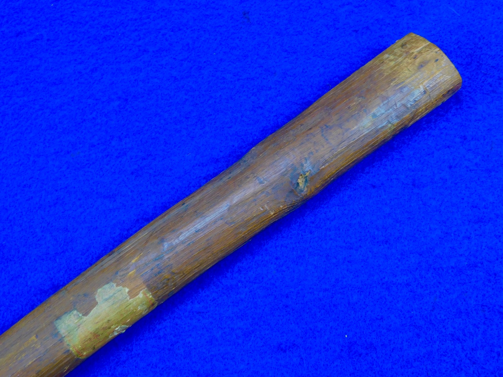 Antique Native American Indian Colonial Brass Head Trade Pipe Tomahawk Axe