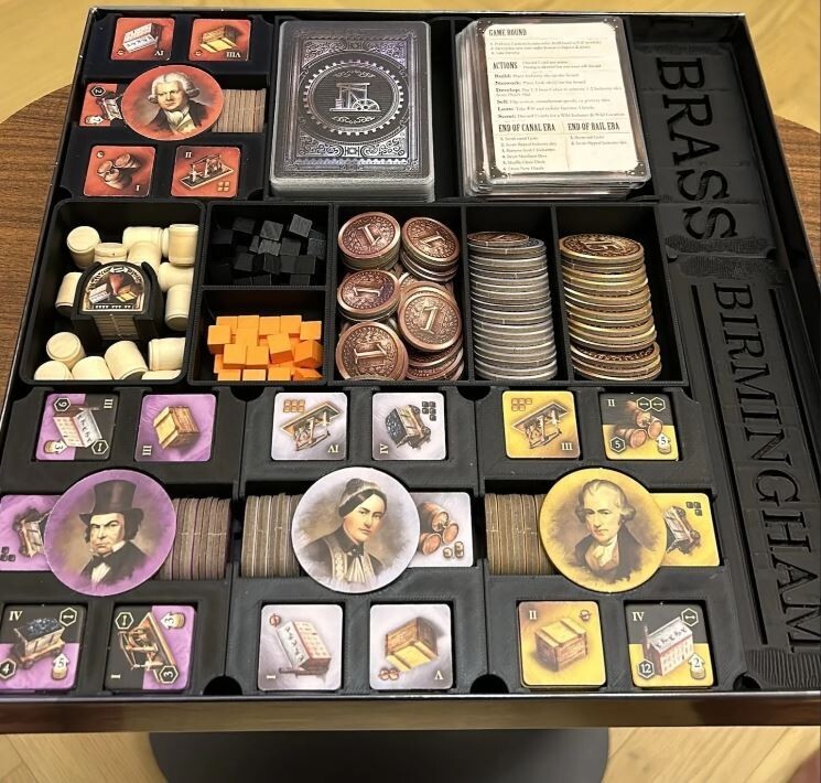 Brass Birmingham Organizer and Insert