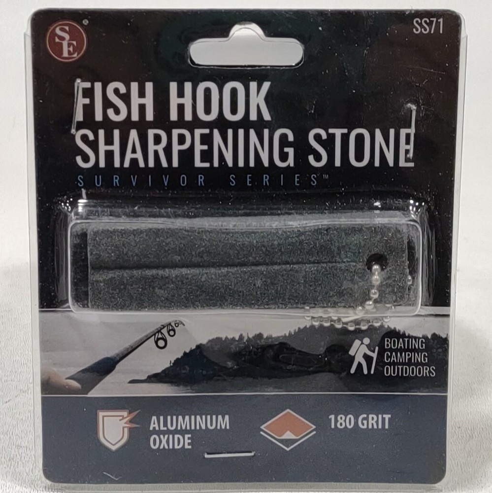 Knife Sharpening Stone Pocket Fish Hook Sharpening Stone Keychain SS71