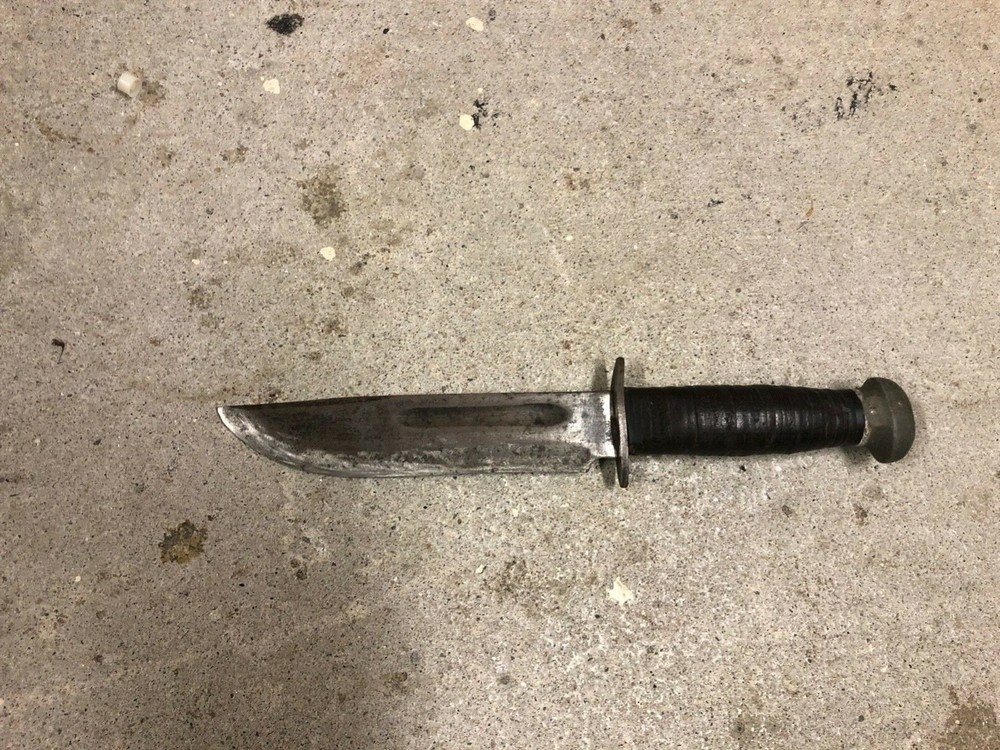 Original US WW2 Remington Hunter combat knife 6” blade 