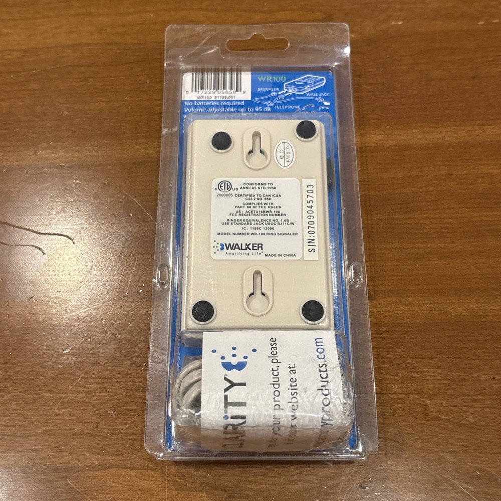 Walker Ameriphone ~ WR100 ~ Amplifying Life ~ New